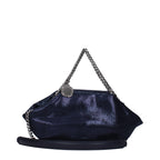 Sac à main en daim bleu