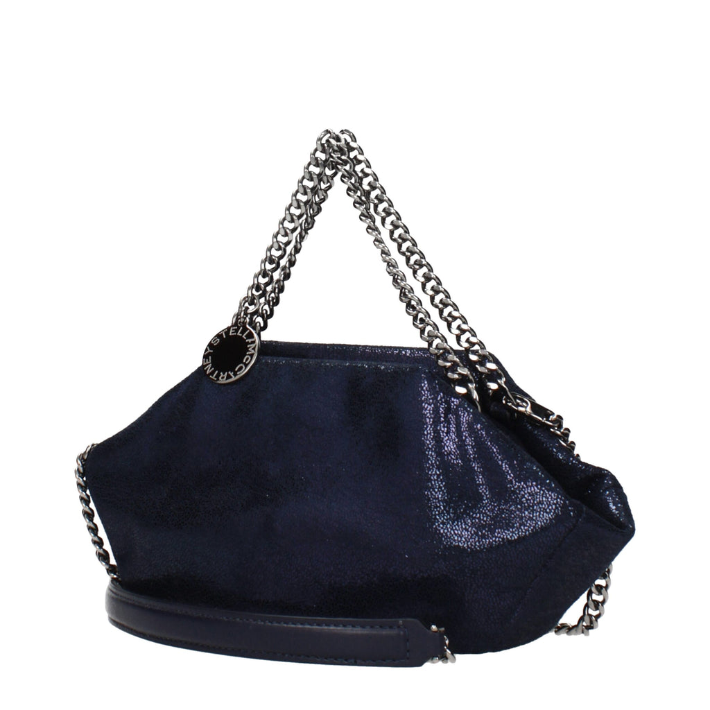 Sac à main en daim bleu