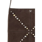 Brown Suede Shoulder Bag