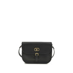 Sac à bandoulière en cuir de veau noir Bos Taurus