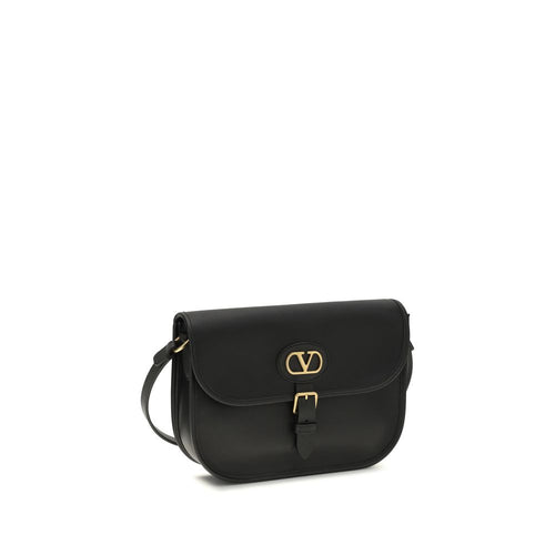 Black Calf Leather Bos Taurus Shoulder Bag