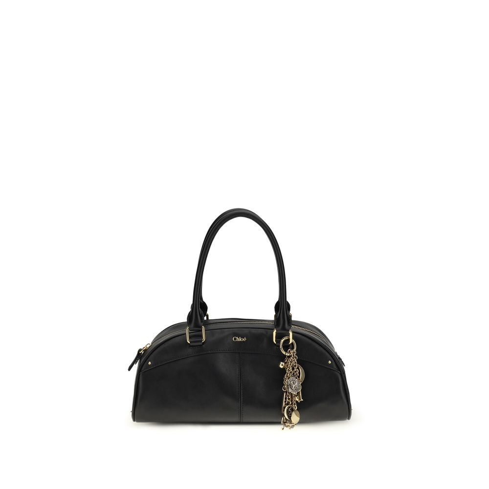 Sac à main en cuir noir