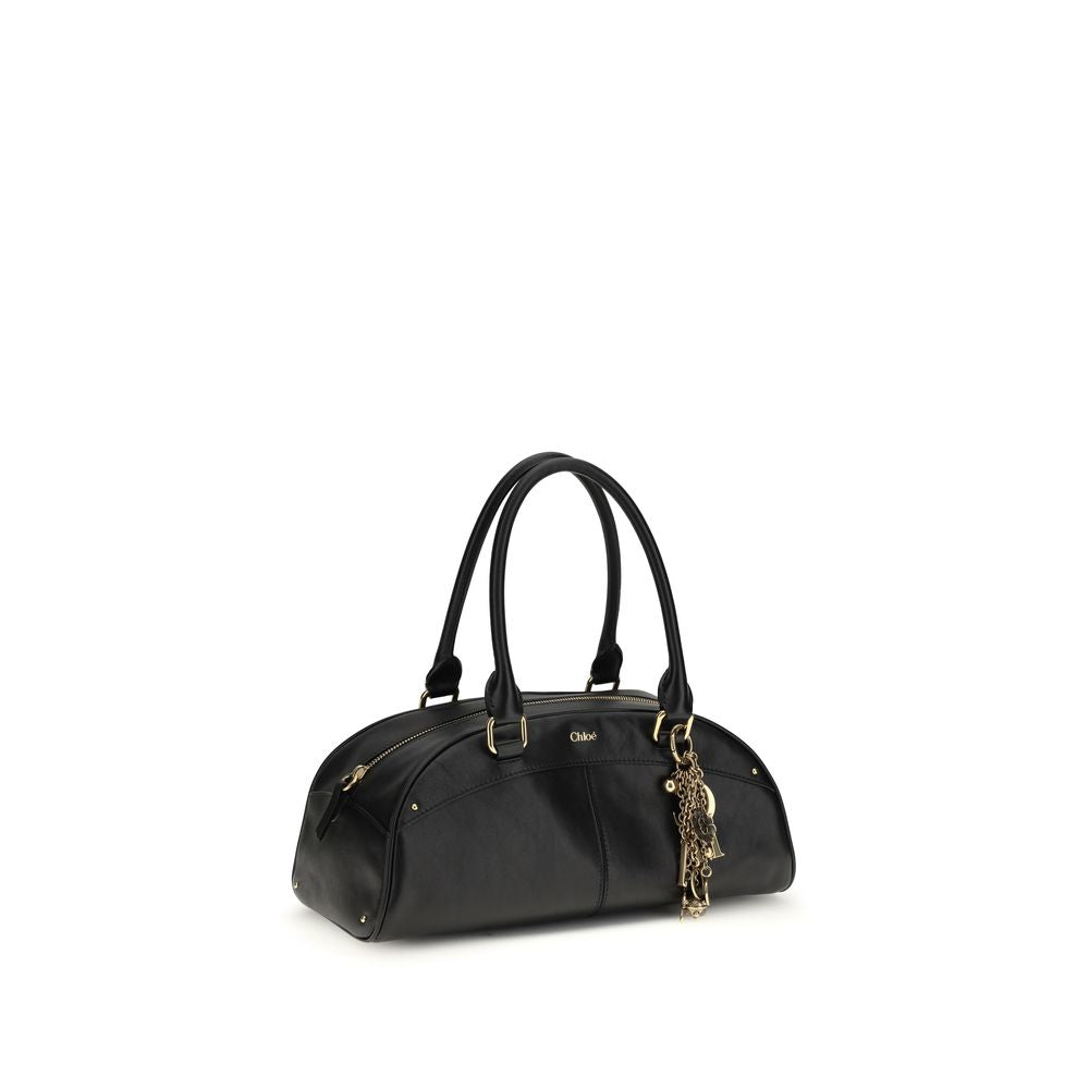 Sac à main en cuir noir