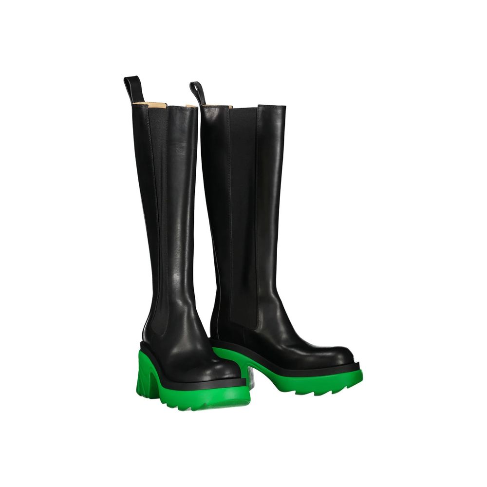 Bottes en cuir – Noir