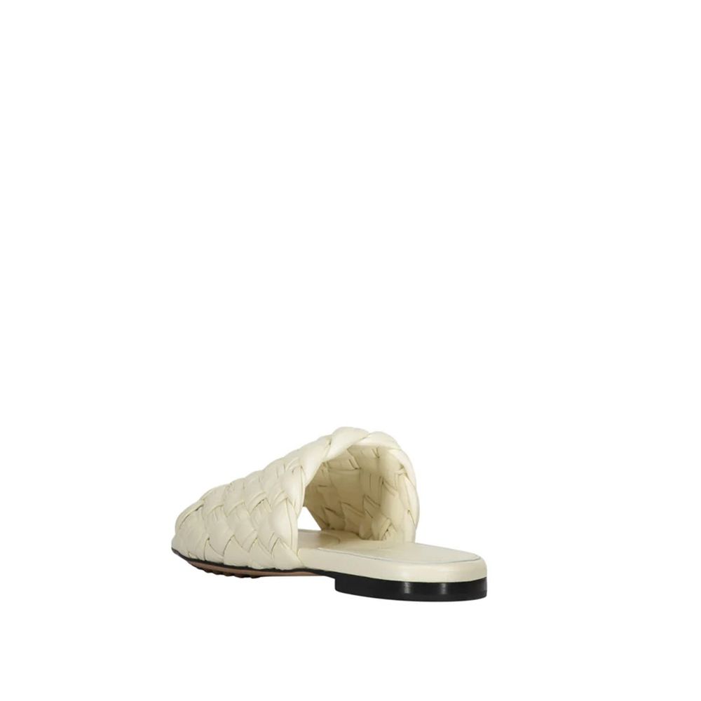 Lambskin Ballet Flats – White