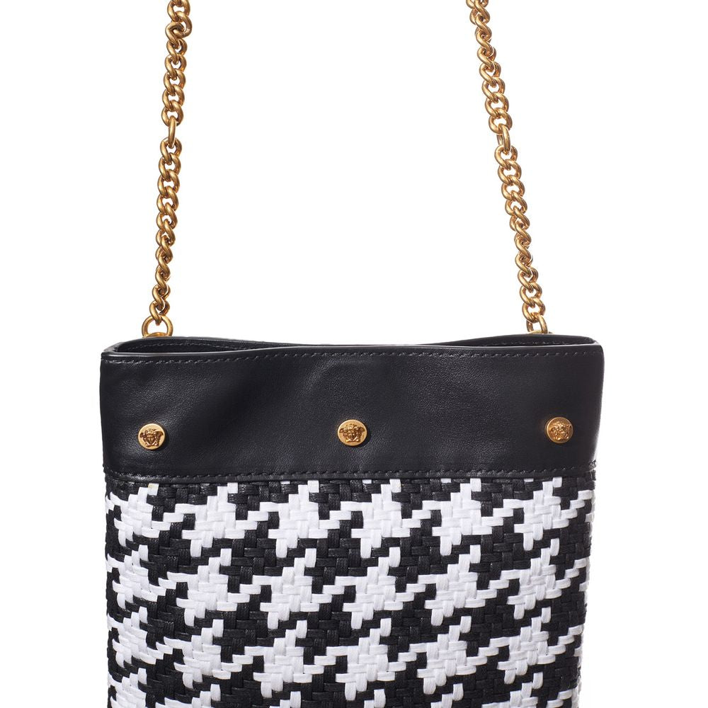 Leather Shoulder Bag – Black