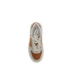 Baskets en cuir multicolores