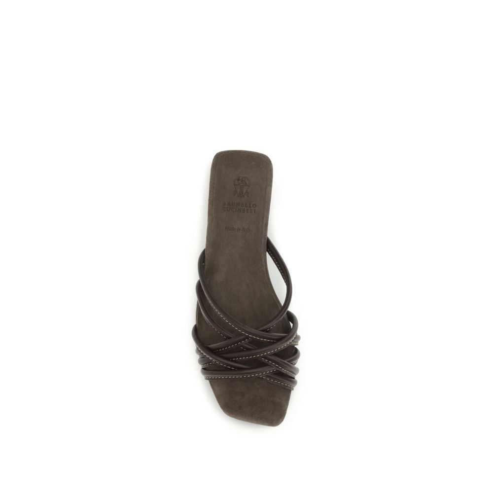 Brown Suede Sandals