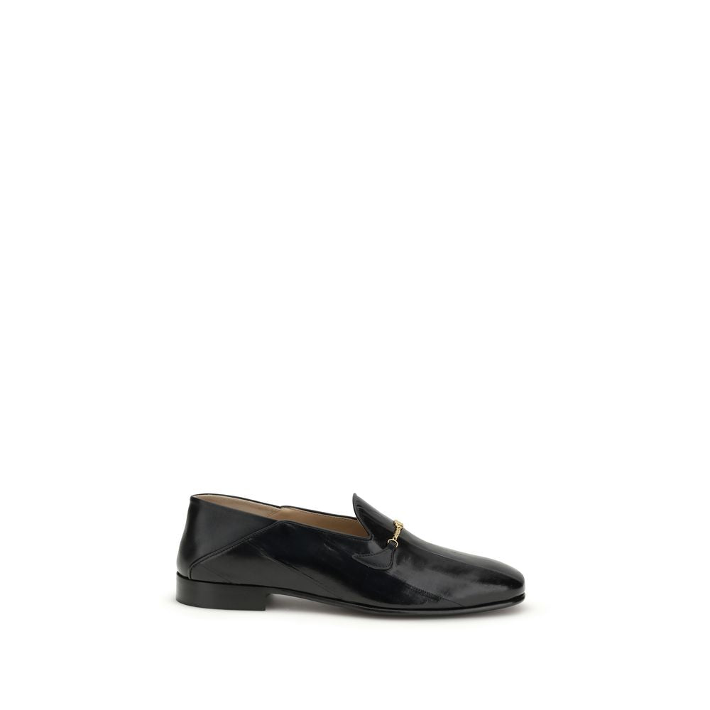 Black Leather Loafers