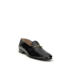 Mocassins en cuir noir