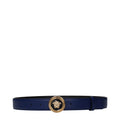 Ceinture en cuir bleu