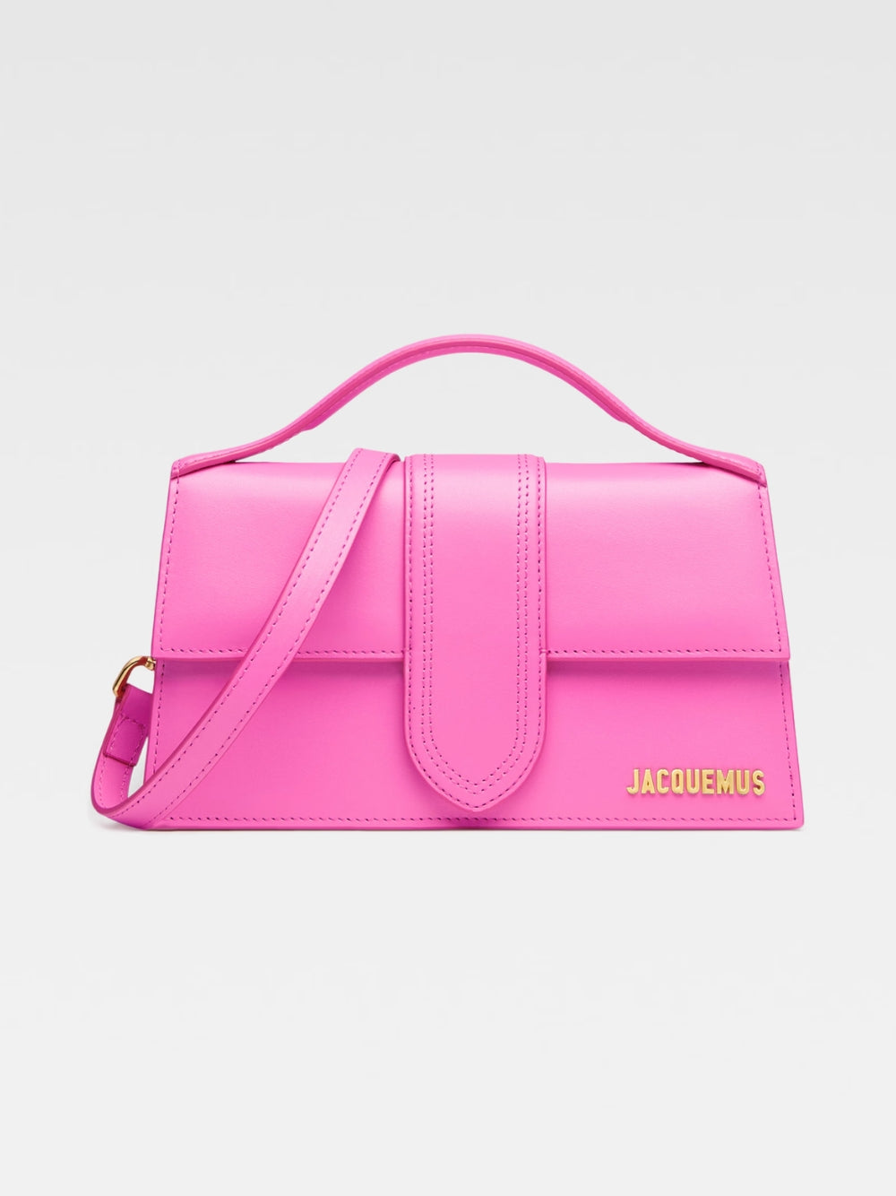 Sac bandoulière en cuir rose