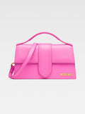 Sac bandoulière en cuir rose