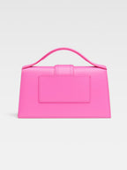 Sac bandoulière en cuir rose