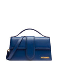 Sac bandoulière en cuir bleu marine foncé
