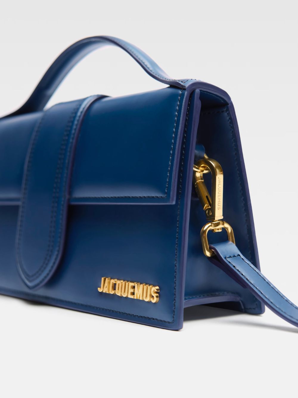 Sac bandoulière en cuir bleu marine foncé