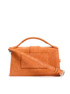 Sac bandoulière en cuir doré