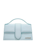 Sac bandoulière en cuir bleu