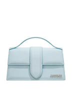 Sac bandoulière en cuir bleu
