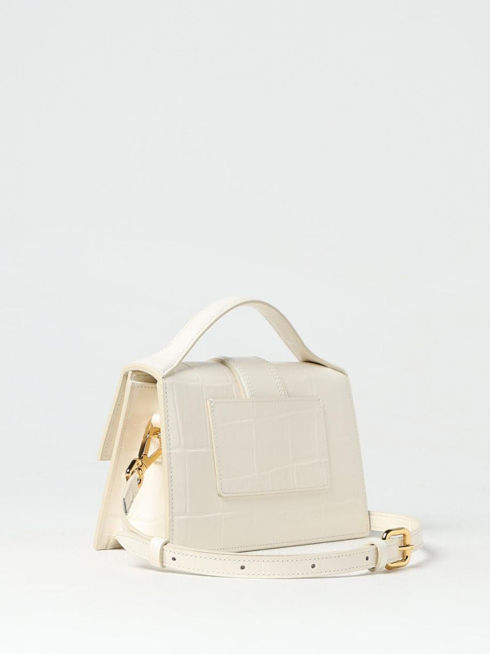 Sac bandoulière en cuir blanc
