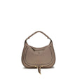 Sac à bandoulière en cuir beige