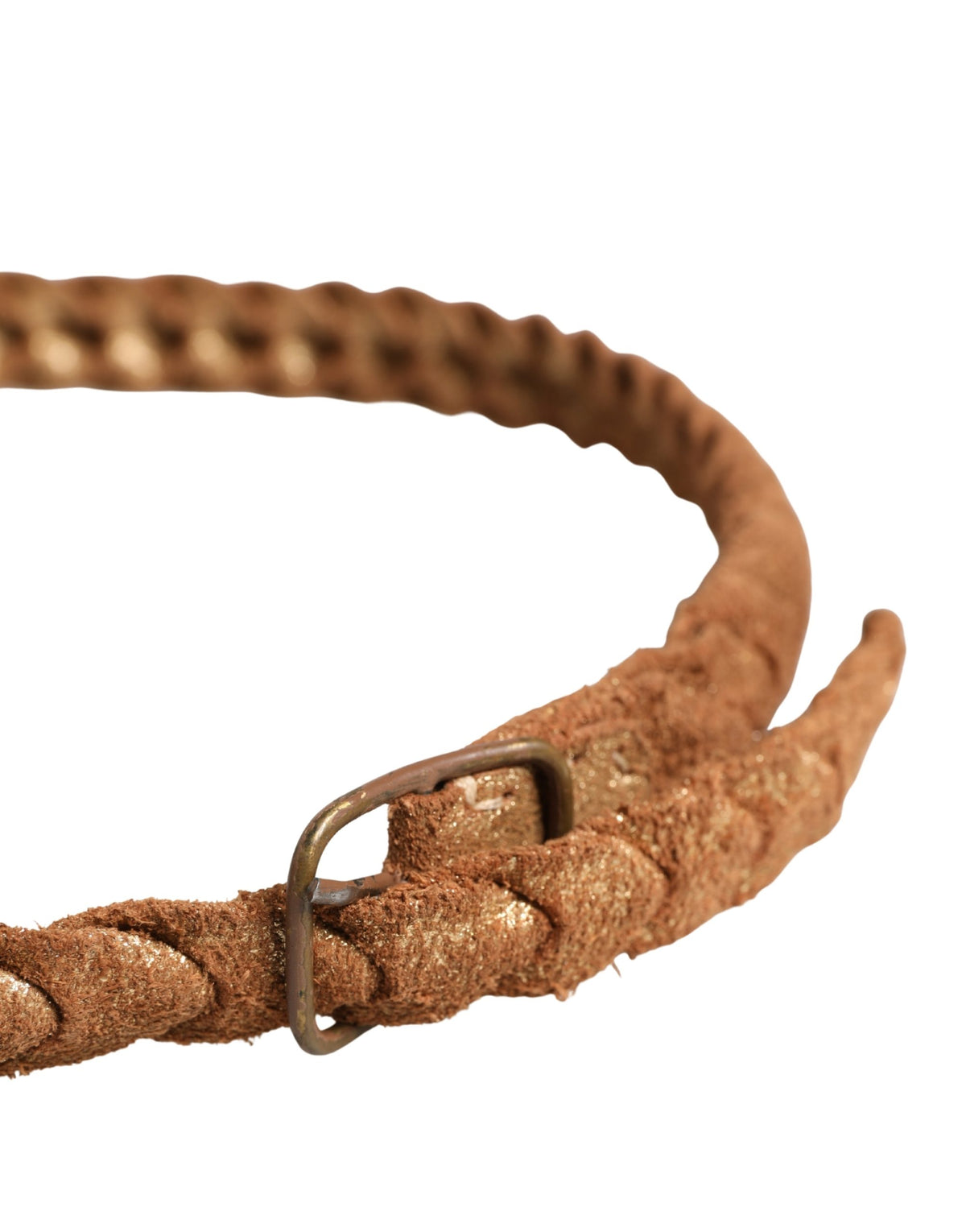 Buckled Leather Belt – Brown