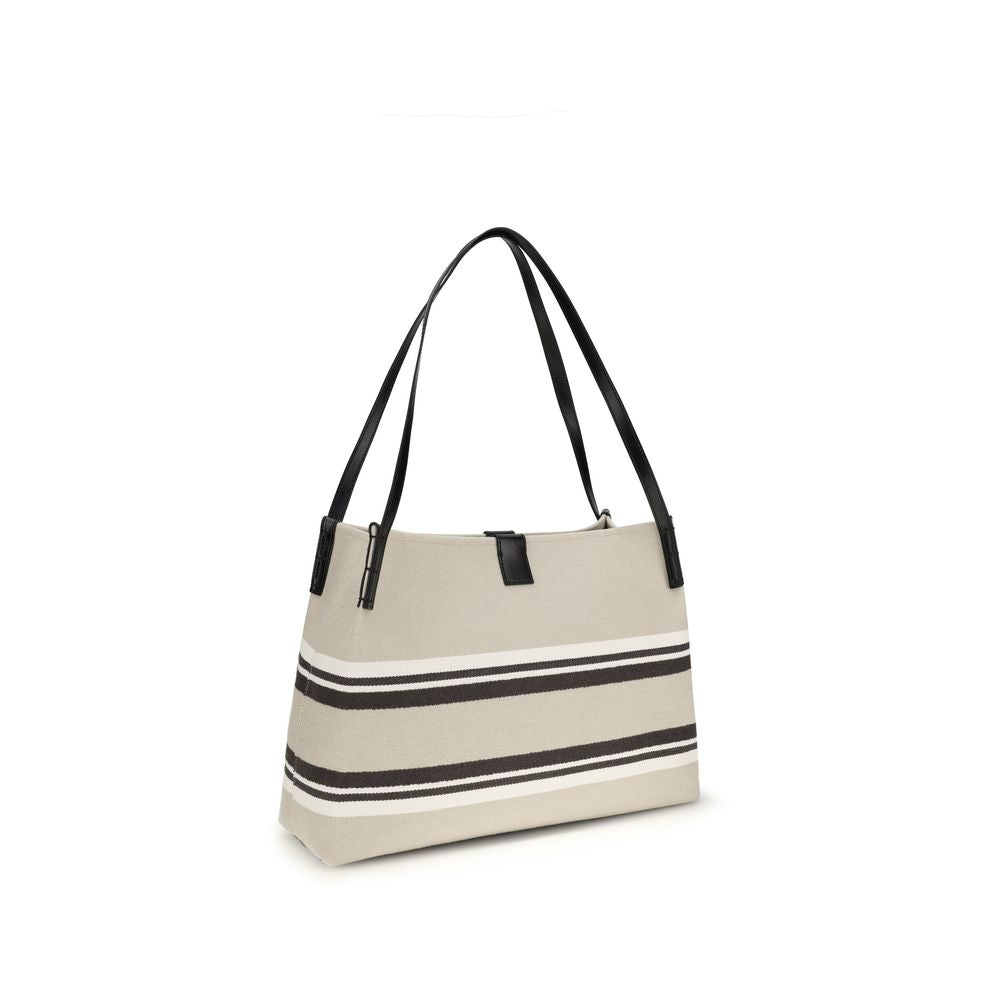 Sac à bandoulière en coton multicolore