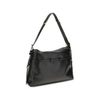Sac à bandoulière en cuir – Noir