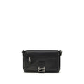 Sac à bandoulière en cuir noir
