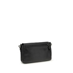Sac à bandoulière en cuir noir
