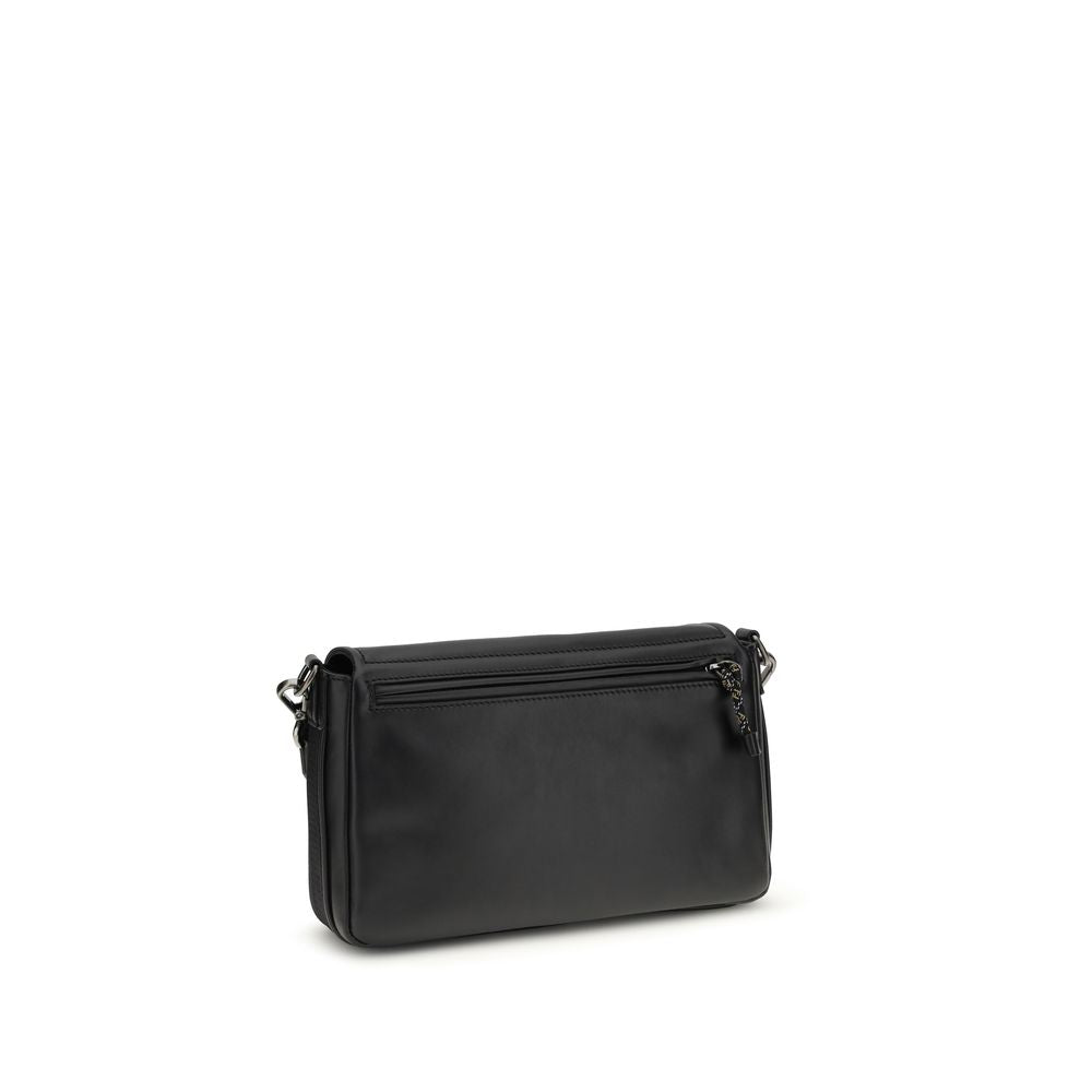 Sac à bandoulière en cuir noir