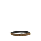 Ceinture en daim marron