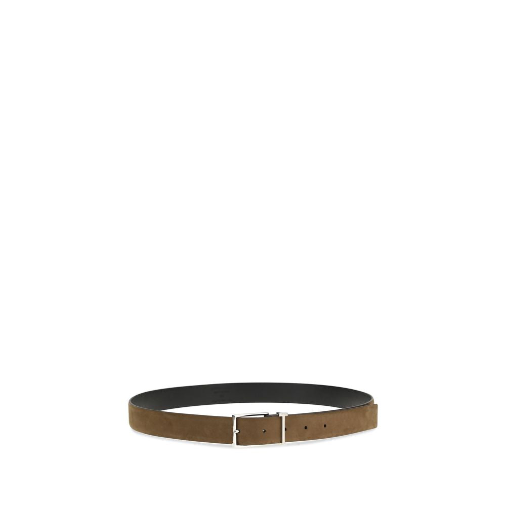 Ceinture en daim marron