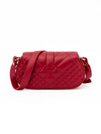 Red Leather Shoulder Bag
