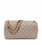 Quilted Medusa Shoulder Bag – Taupe