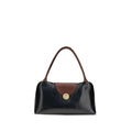 Sac à bandoulière en cuir noir