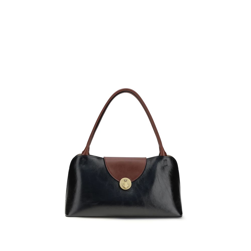 Sac à bandoulière en cuir noir