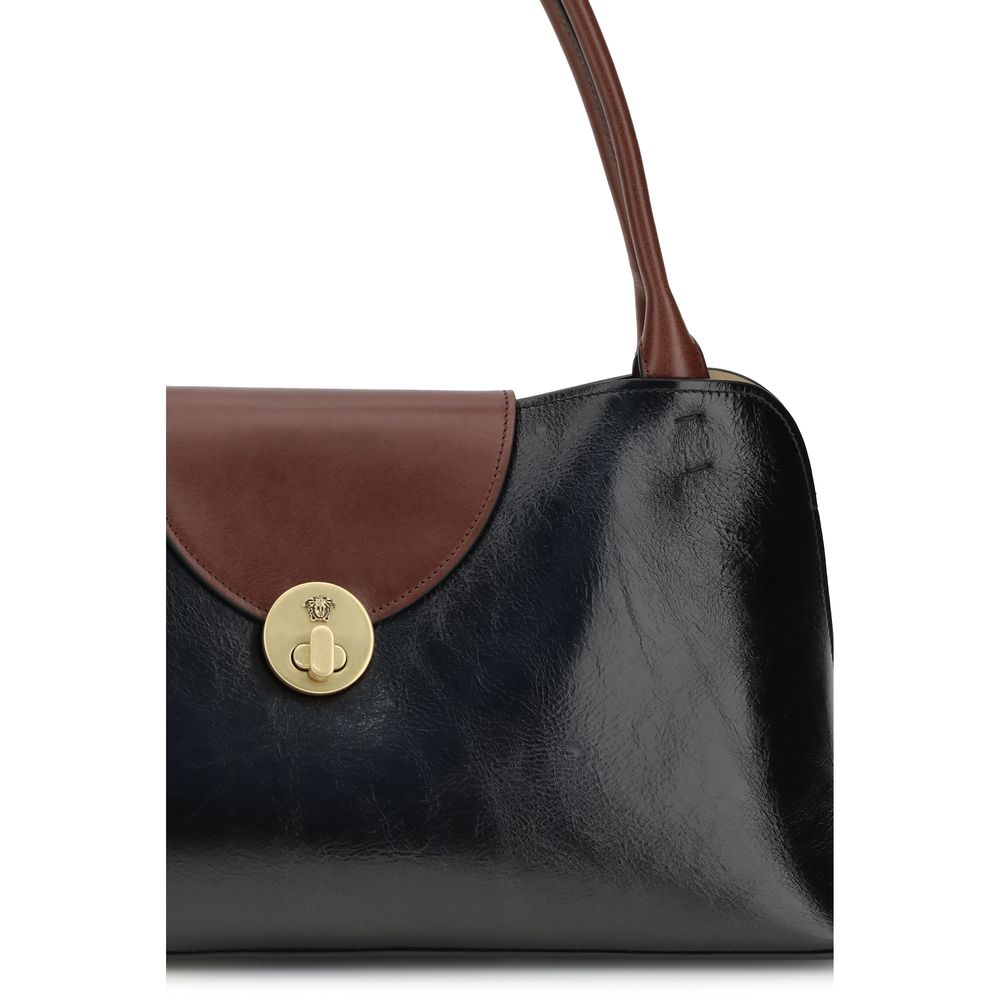 Sac à bandoulière en cuir noir