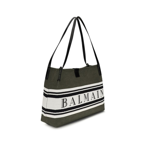 Cotton Shoulder Bag – Black