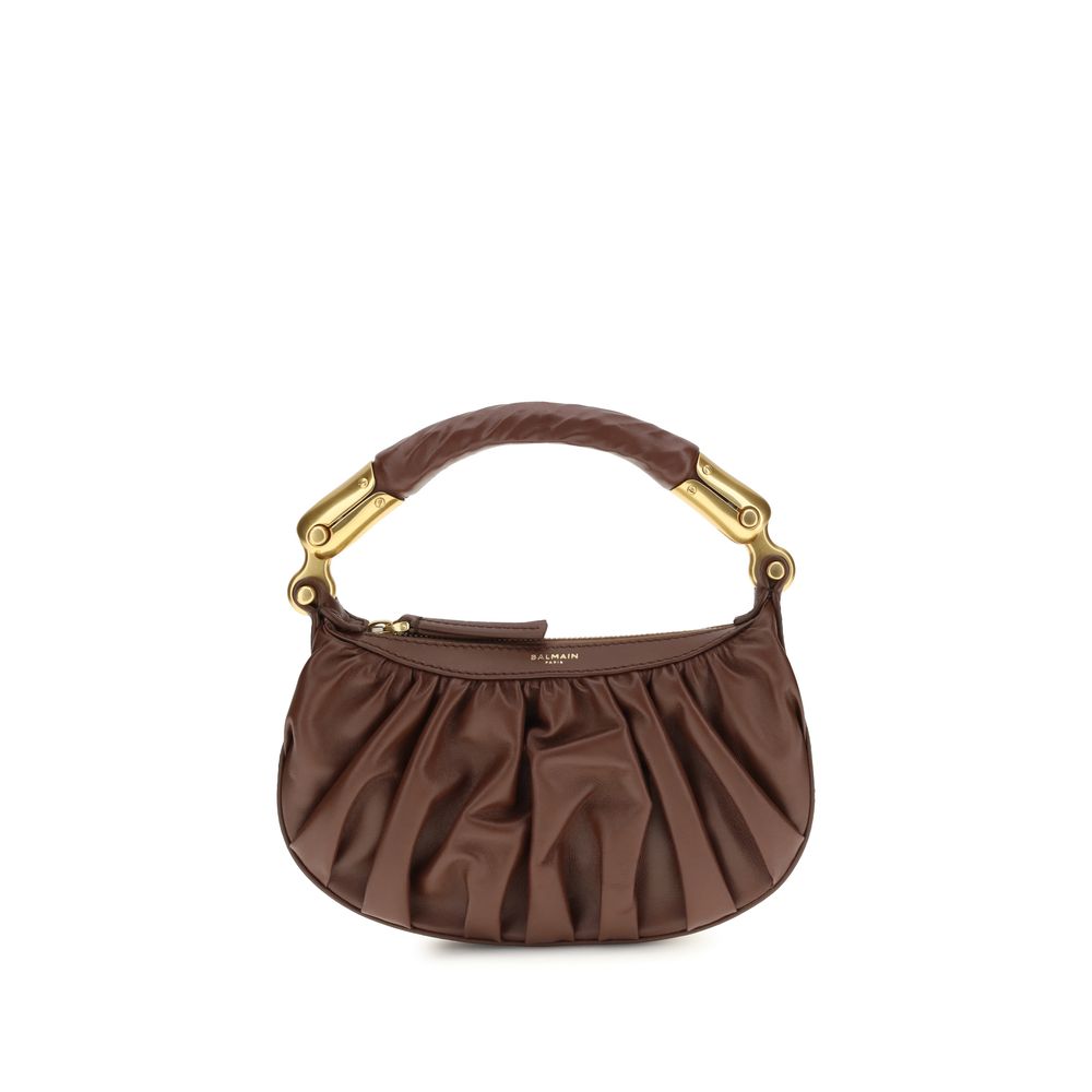 Brown Suede Shoulder Bag