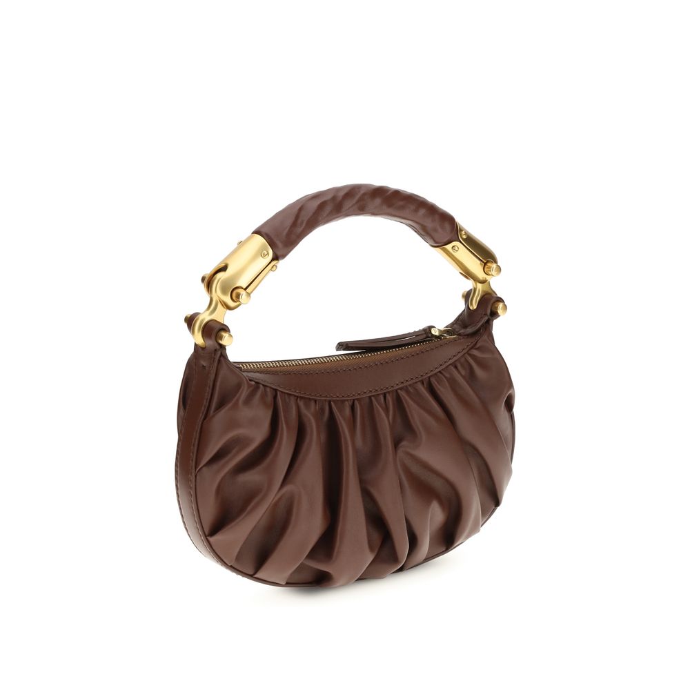 Brown Suede Shoulder Bag