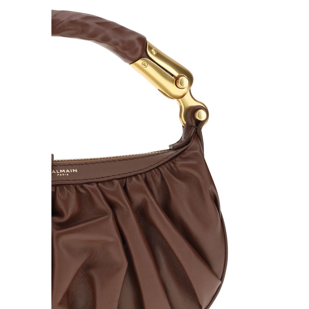Brown Suede Shoulder Bag