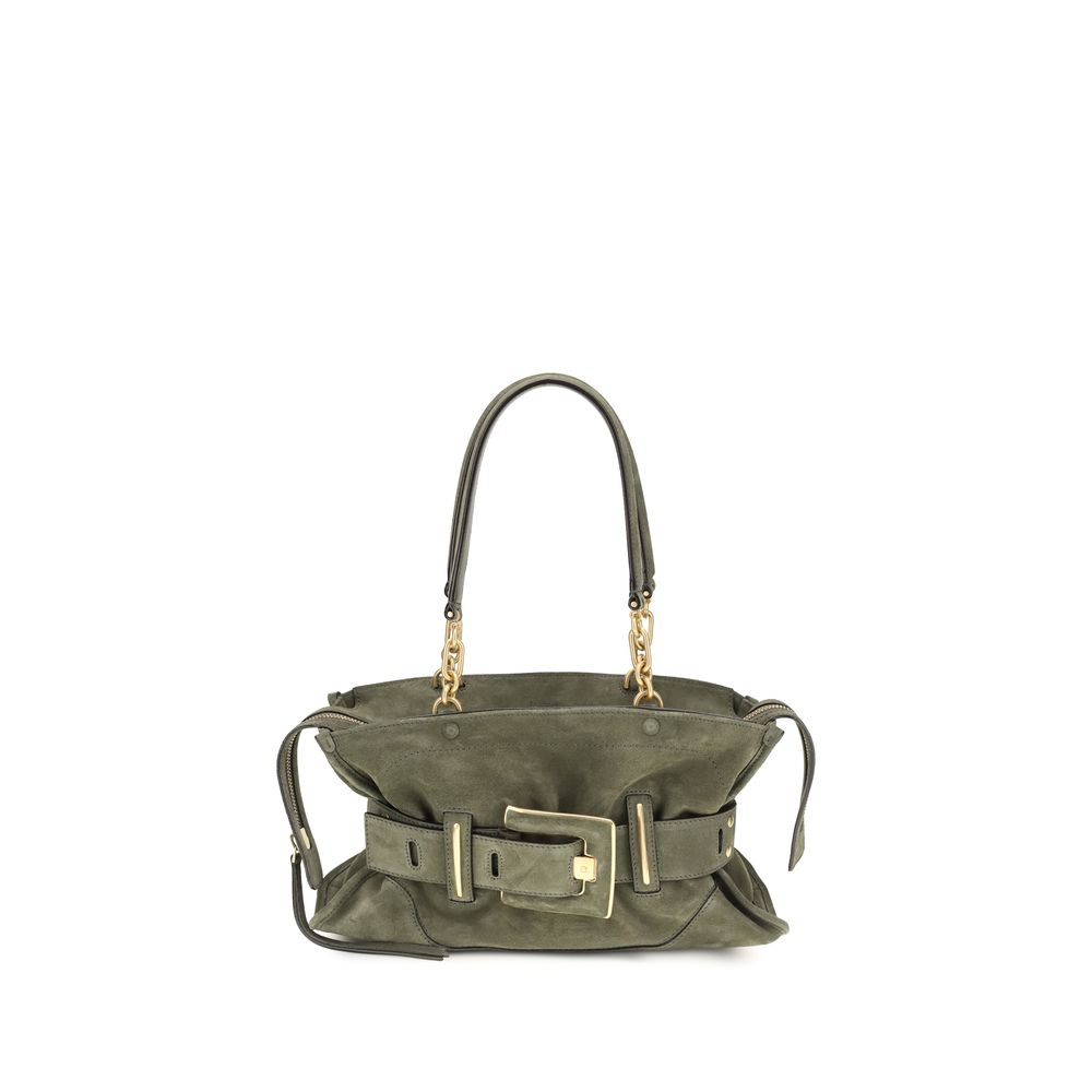 Sac à main en daim multicolore
