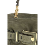 Sac à main en daim multicolore