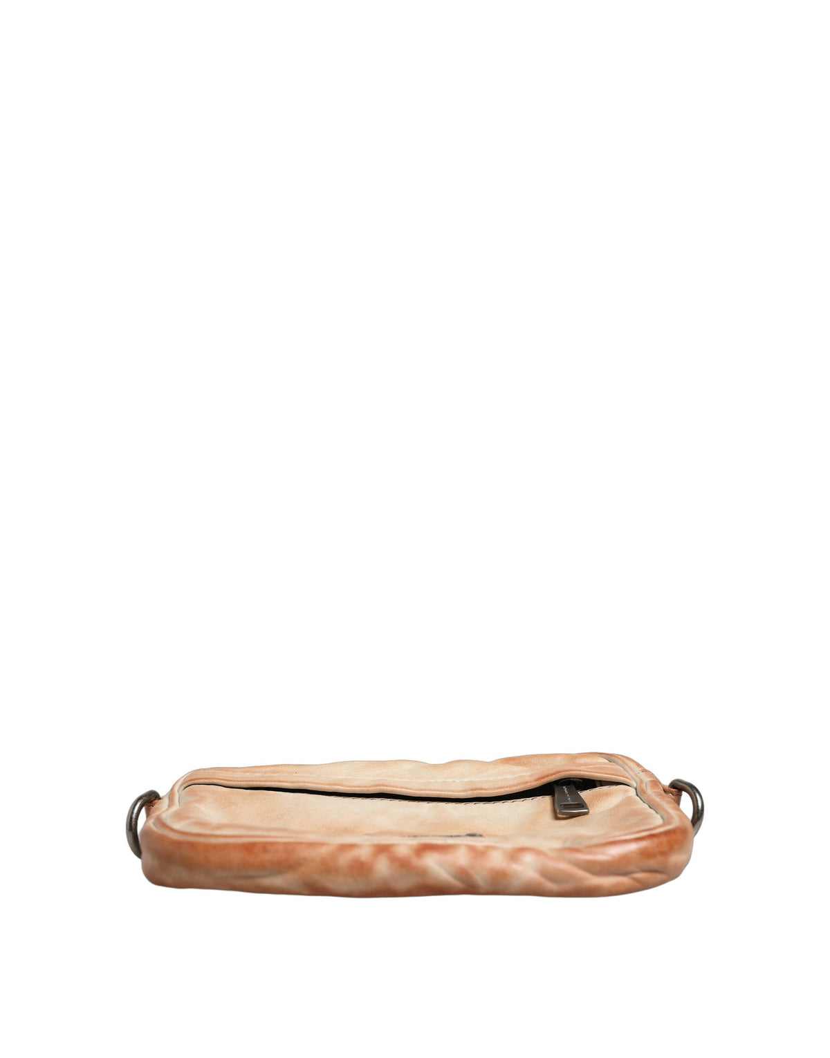 Logo Lambskin Shoulder Bag – Beige