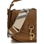 Sac à bandoulière en cuir marron