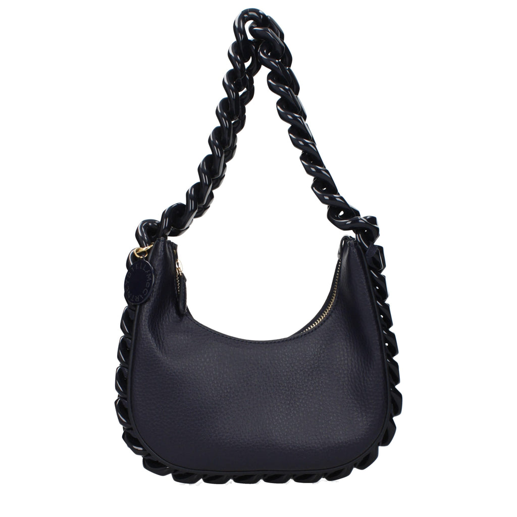 Sac bandoulière en cuir bleu