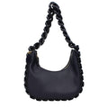 Sac bandoulière en cuir bleu