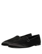 Mocassins en cuir noir