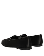 Mocassins en cuir noir